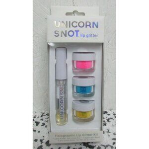 Unicorn Snot, Hi Def Glitter Kit, Lip Gloss  3 Colors, NIB